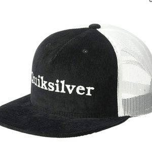 Men's Quiksilver Trucker snapback Hat Black